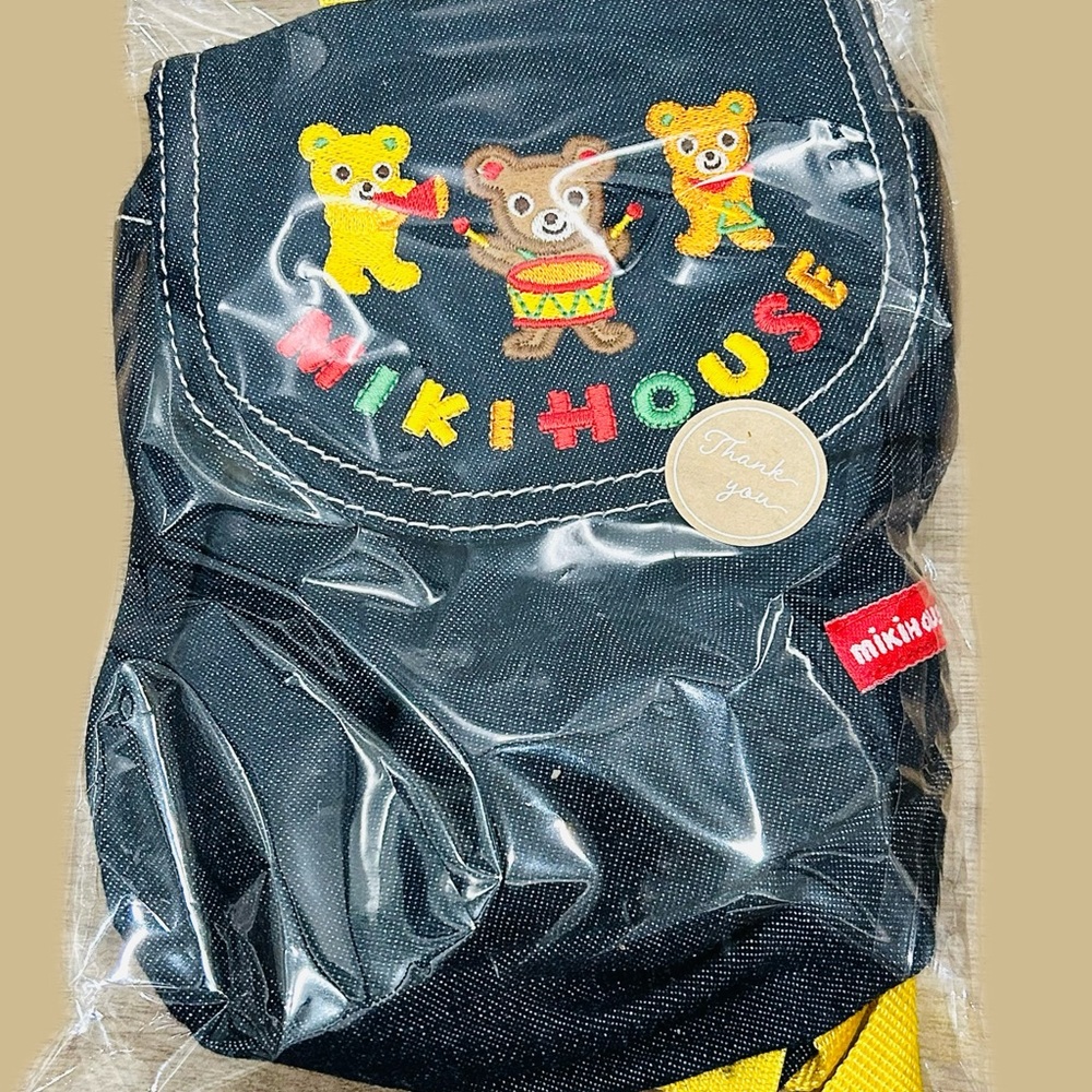 Authentic Miki House Black Kids Backpack